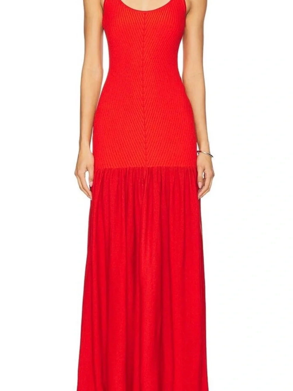 Retrofete Red Maxi Dress - Picture 7 of 8